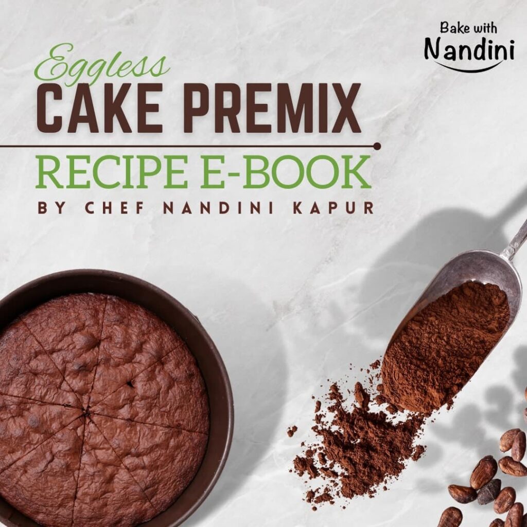 Eggless Cake Premix Recipe E Book Bake With Nandini